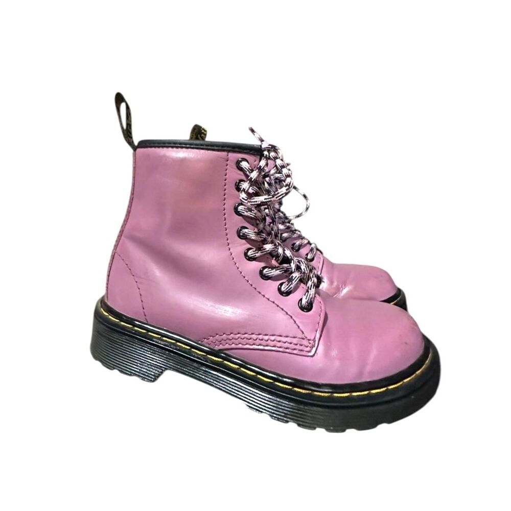 Dr Martens Youth Side Zip 1460 Pascal Purple Size 12 US Little Kid Lace Up Boots